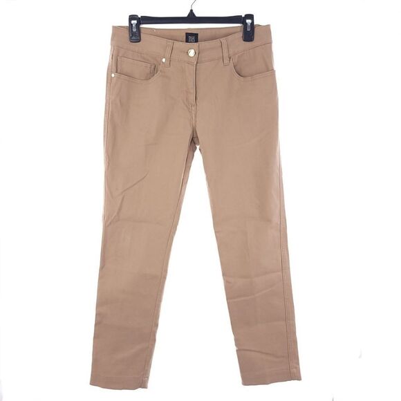 Pablo de Hierro Womens Size EUR 40 UK 12 Khaki Straight Leg Pants - Picture 1 of 10